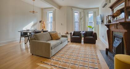 Modern Sunlit 3BR Duplex in Bed-Stuy w/ En-Suite Baths & Heated Floors