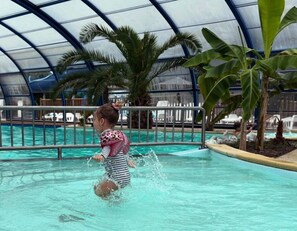 Indoor pool, a heated pool