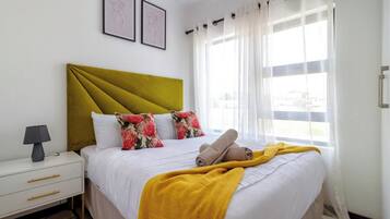 2 makuuhuonetta, silitysrauta/-lauta, internet, vuodevaatteet