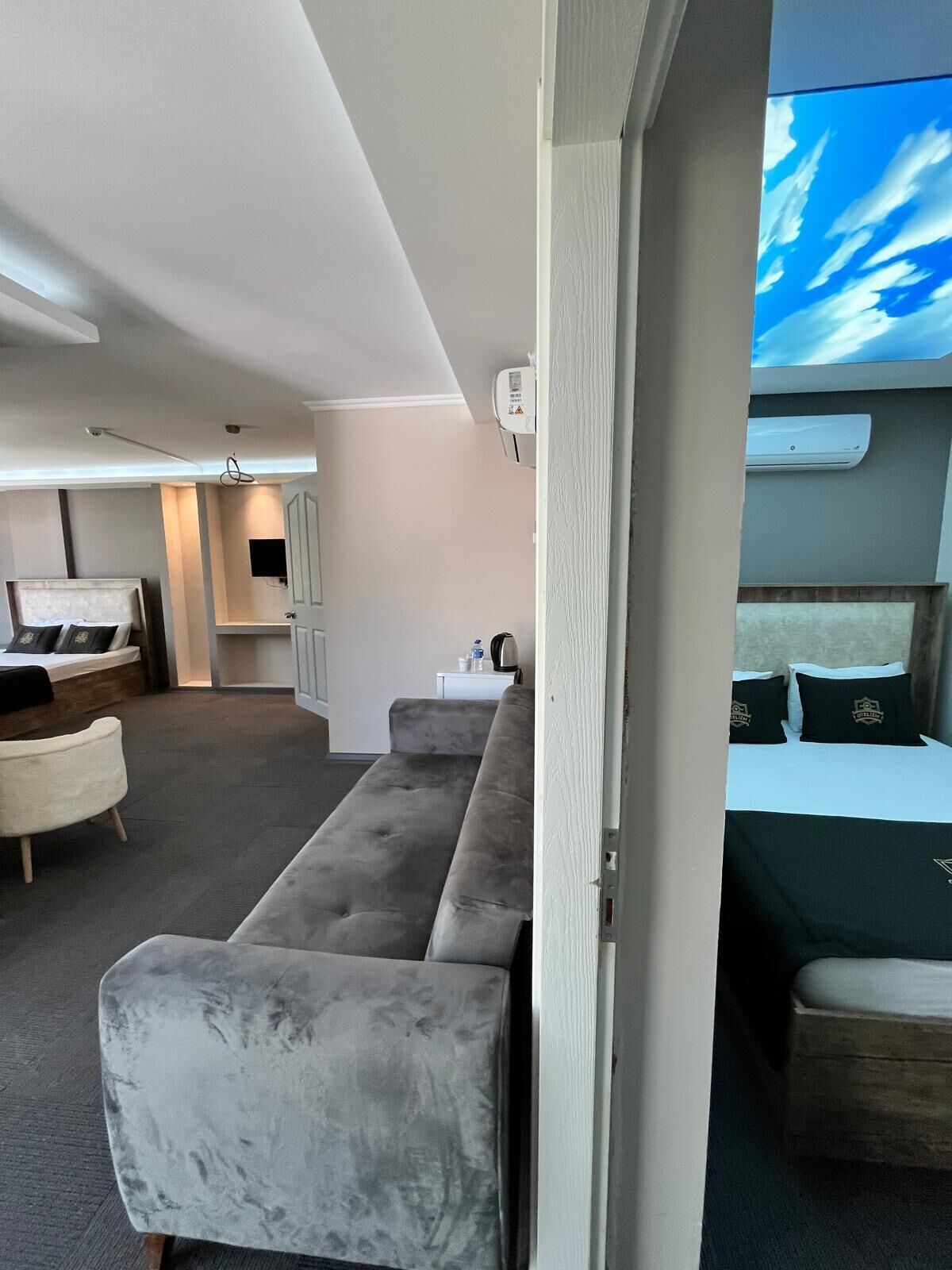 Family Quadruple Room, City View | Desk, laptop workspace, free WiFi