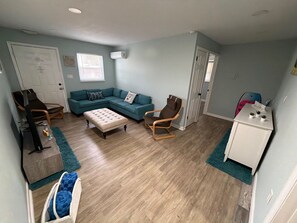 Deluxe huis, 2 slaapkamers, privézwembad, langs het strand | Woonruimte