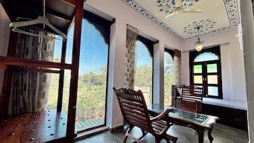 In-room safe, desk, laptop workspace, iron/ironing board