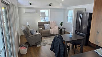 Televisión, chimenea