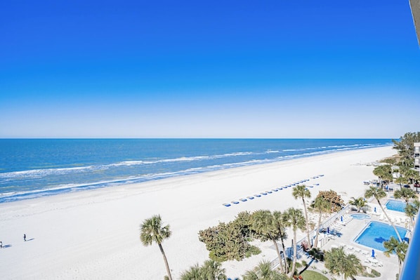 On the beach - SC1-802 | Gulf-Front 3BR Condo • Direct Balcony Views (Indian Shores)