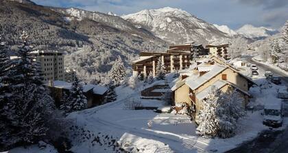 SERRE CHEVALIER Beau T3 balcon vue panoramique expo sud