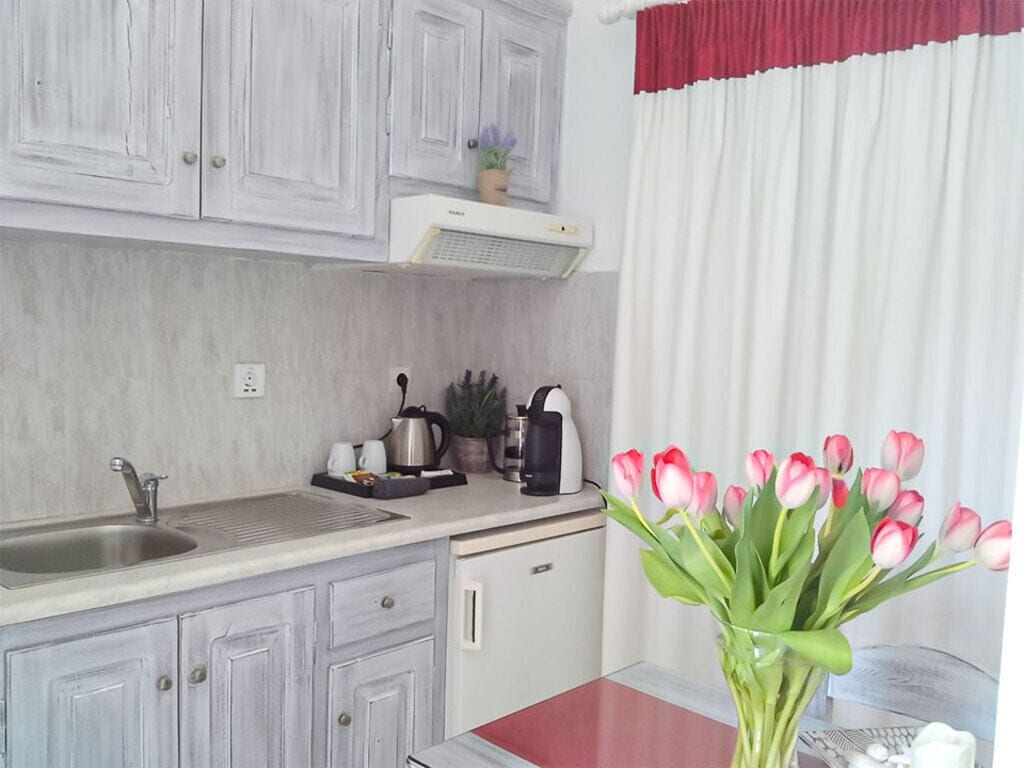 Deluxe-Suite, Whirlpool, Meerblick | Eigene Küche | Mini-Kühlschrank, Espressomaschine, Wasserkocher mit Kaffee-/Teezubehör