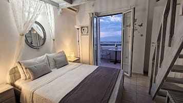 Comfort-Suite, Meerblick | Bettwäsche aus ägyptischer Baumwolle, hochwertige Bettwaren