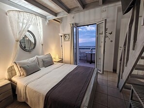 Comfort Suite, Sea View | Egyptian cotton sheets, premium bedding, free minibar items