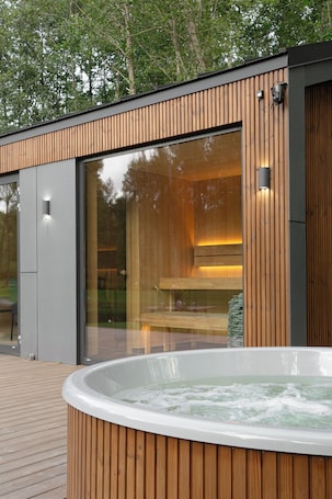 Terrace/patio. Dubinga River Valley House & SPA - FREE sauna