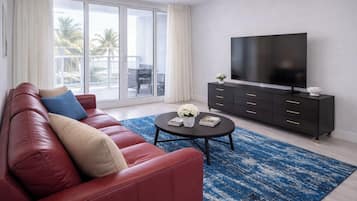 Smart TV, video library, computer monitors, printers