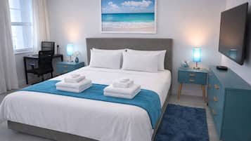 2 bedrooms, desk, iron/ironing board, free WiFi