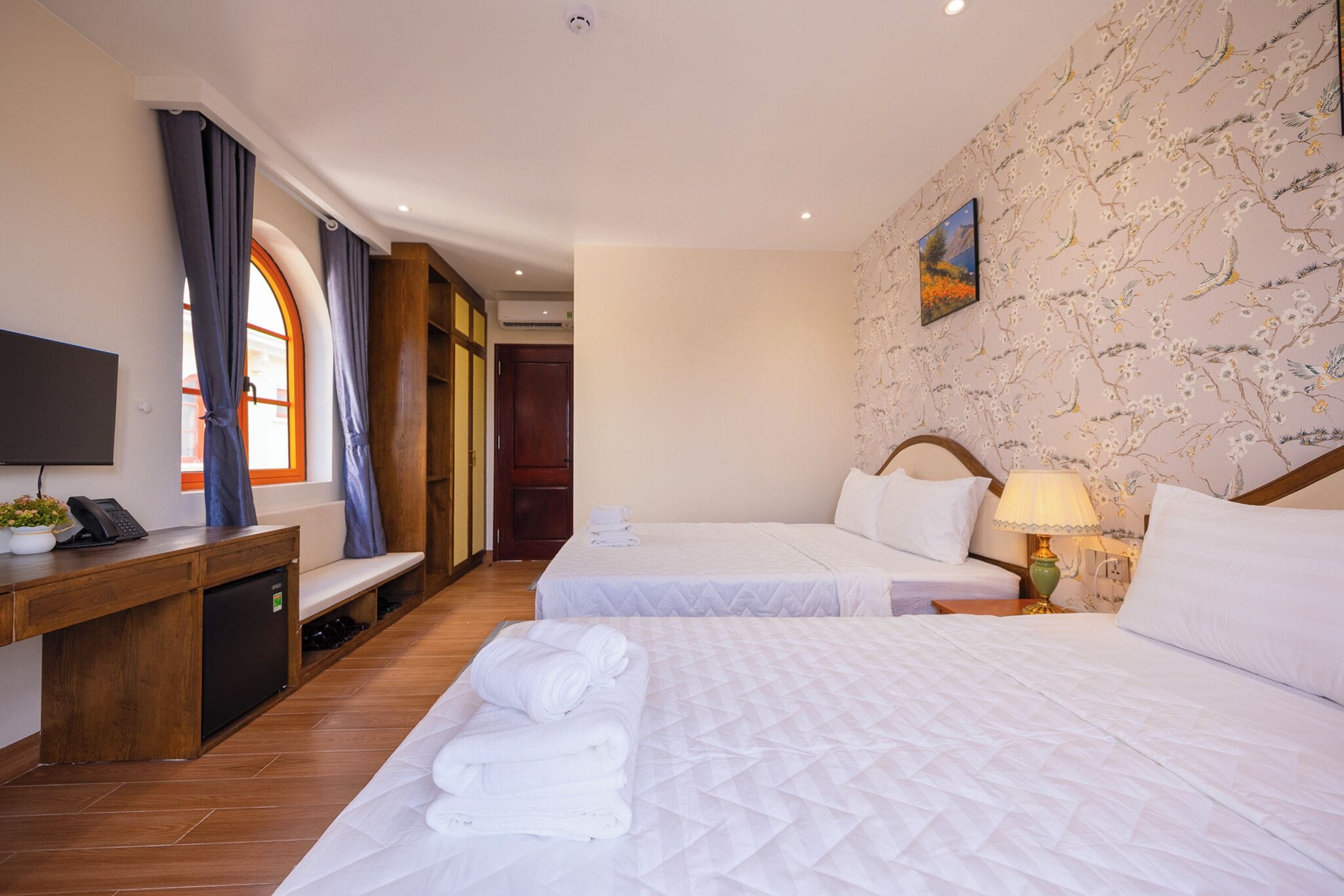 Deluxe Quadruple Room | Kalis bunyi, Wi-fi percuma, cadar katil 