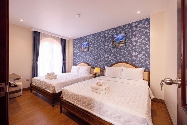 Family Room, 2 Queen Beds, Kitchen, Courtyard View | Free WiFi - CIEL ROSE HOTEL (Dac Khu Phu Quoc)