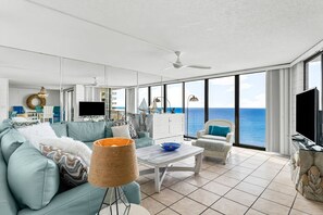 Smart TV - PCB Gulf Front Paradise at Edgewater deluxe 2/2 in Tower 3 with balcony (Panama City)