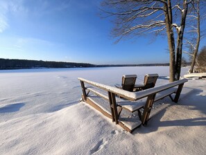 Property grounds - Two Adjacent Lakefront Homes w/Docks, Boats, Firepit – Sleeps 24 (Pocono Lake)