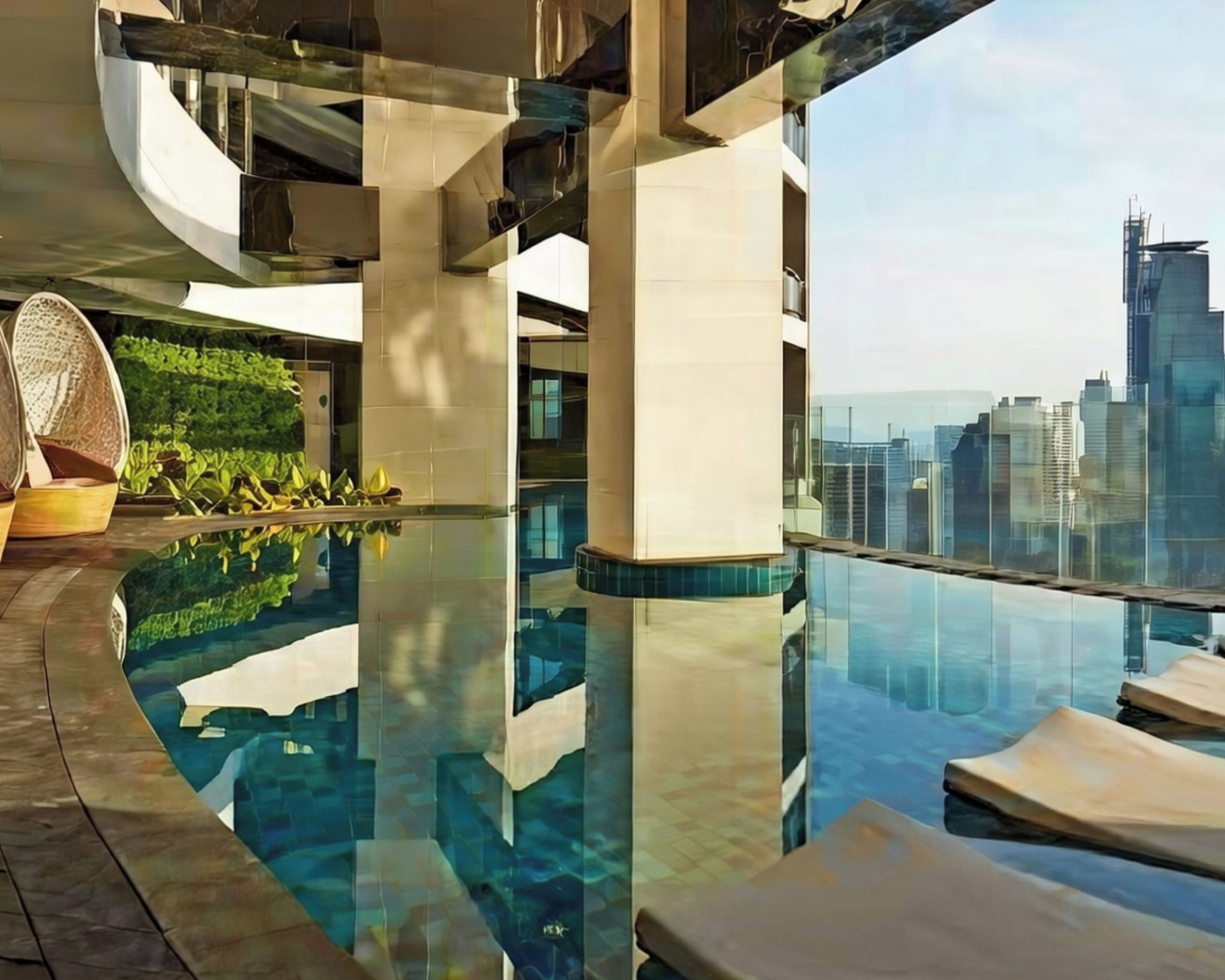 Innenpool, Außenpool