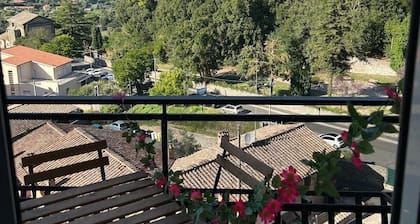 Elegant and comfortable apartment in the center of Bracciano Terrace with view