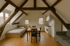 Interior - Cozy 1-bedroom studio in beautiful Anderlecht with AC (Anderlecht)