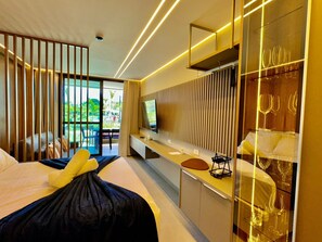 1 bedroom, WiFi, bed sheets - Premium Flat in Muro Alto Garden 06 B Resort Beach Class Verano (Ipojuca)