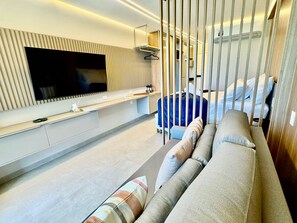 Living area - Premium Flat in Muro Alto Garden 06 B Resort Beach Class Verano (Ipojuca)