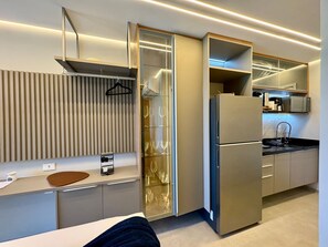 Private kitchen - Premium Flat in Muro Alto Garden 06 B Resort Beach Class Verano (Ipojuca)