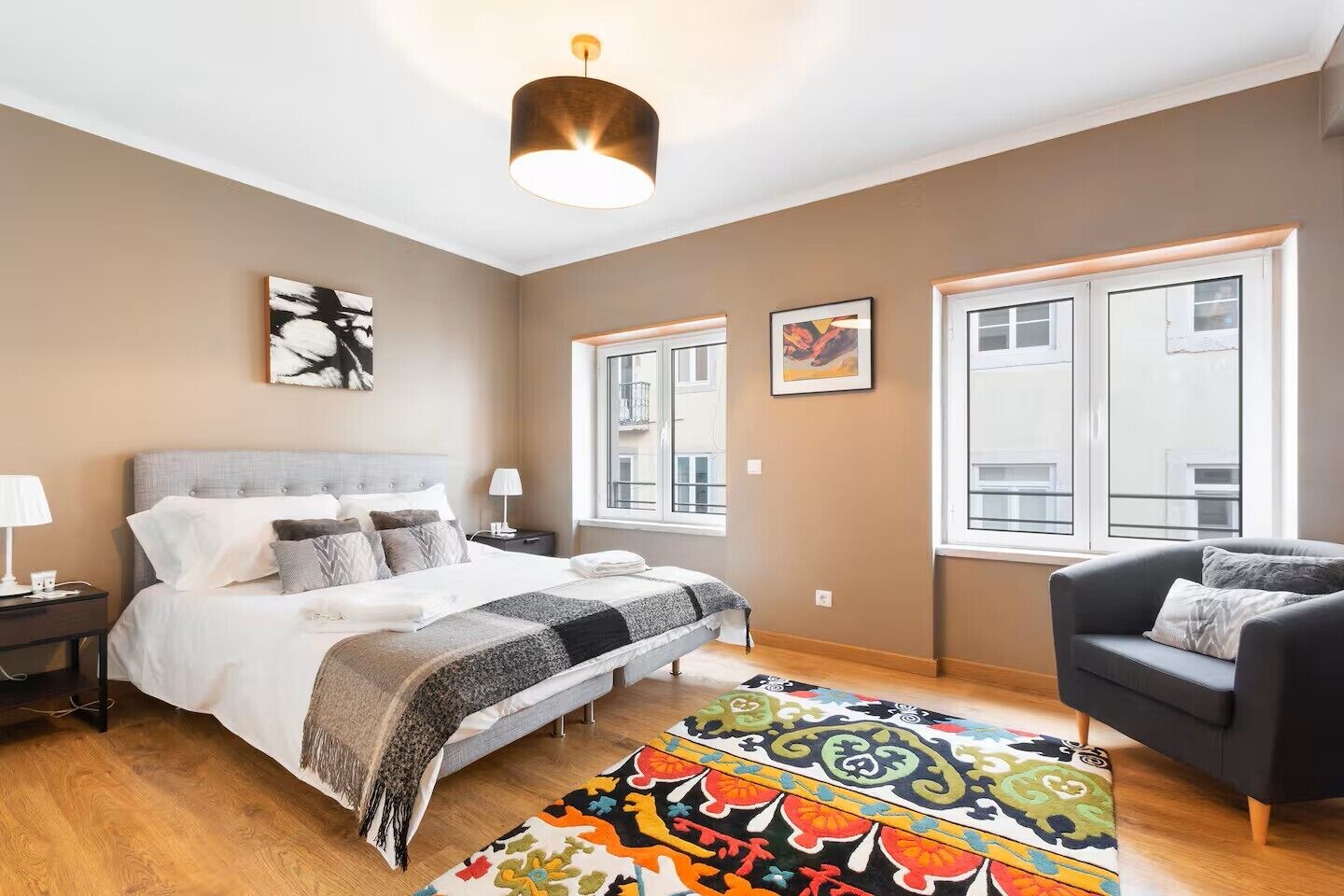 1 chambre, fer et planche à repasser, accès Internet, draps fournis