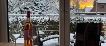 North Sea loft with private terrace and sauna