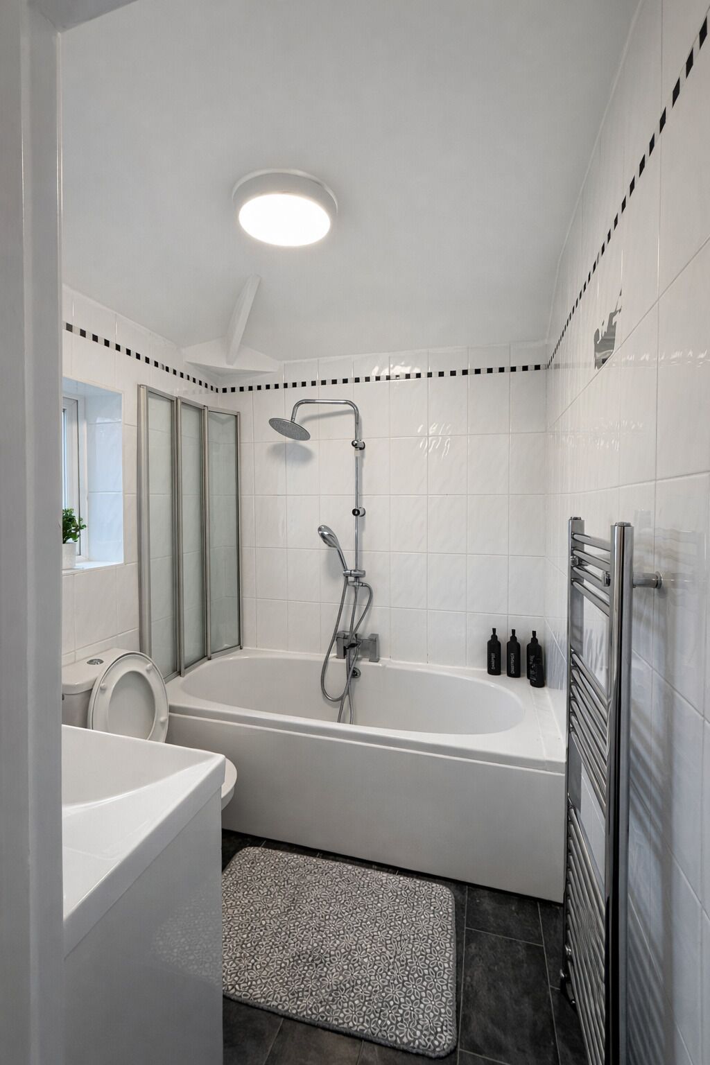 Towels, soap, toilet paper