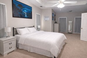 3 bedrooms, WiFi, bed sheets, wheelchair access