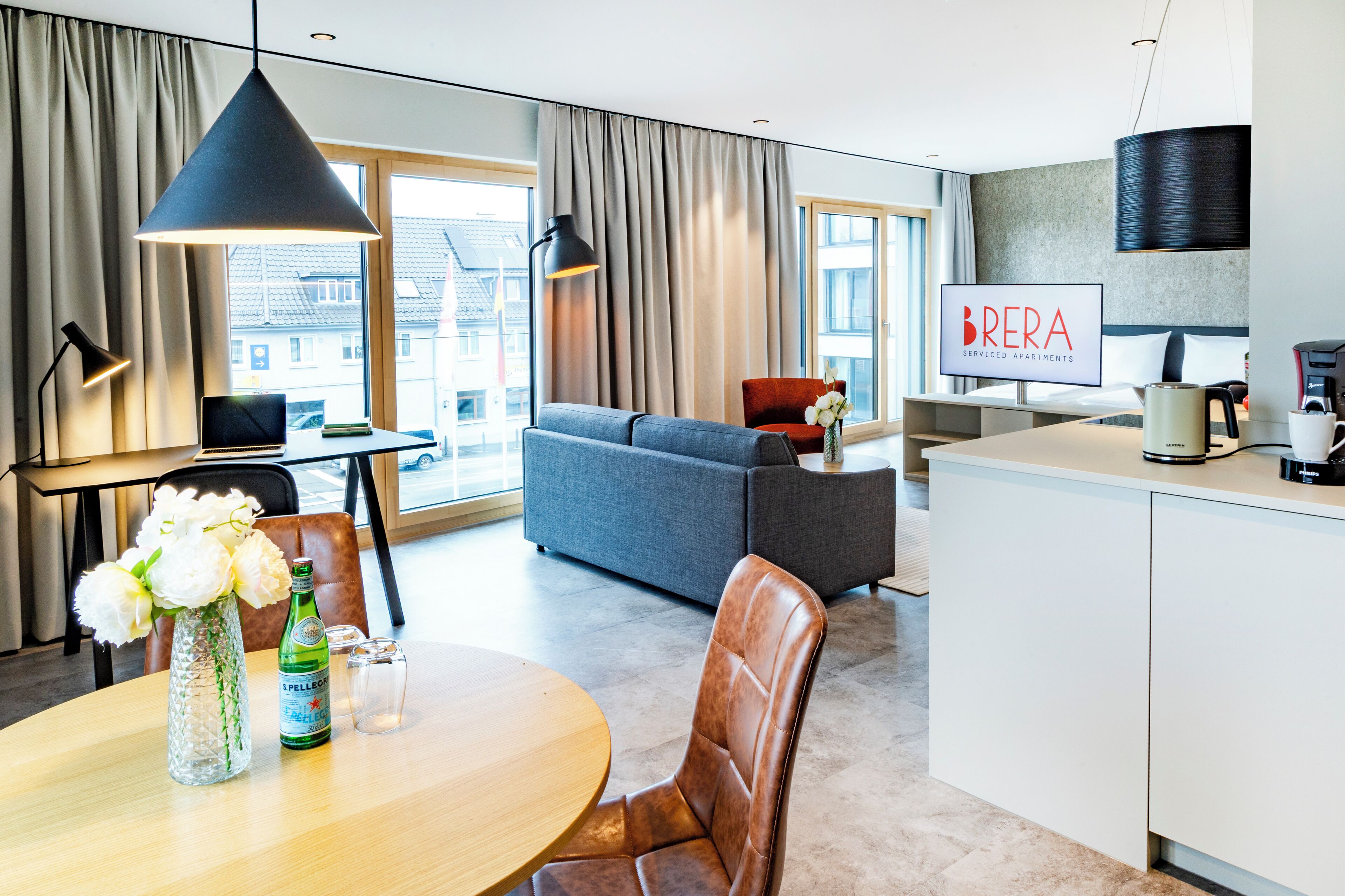 Apartment XL | Essbereich im Zimmer