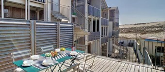 Apartment at the foot of the dune, close to the town center. All on foot!