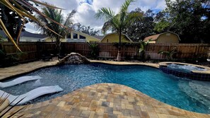 Pool - “Private Tropical Oasis w/ Resort Pool, Tiki Bar & Hot Tub" (Tarpon Springs)