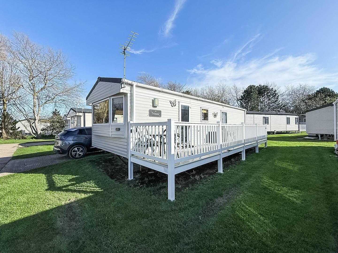 Enjoy summer evenings on the decking with a glass of something cold whilst the children play
