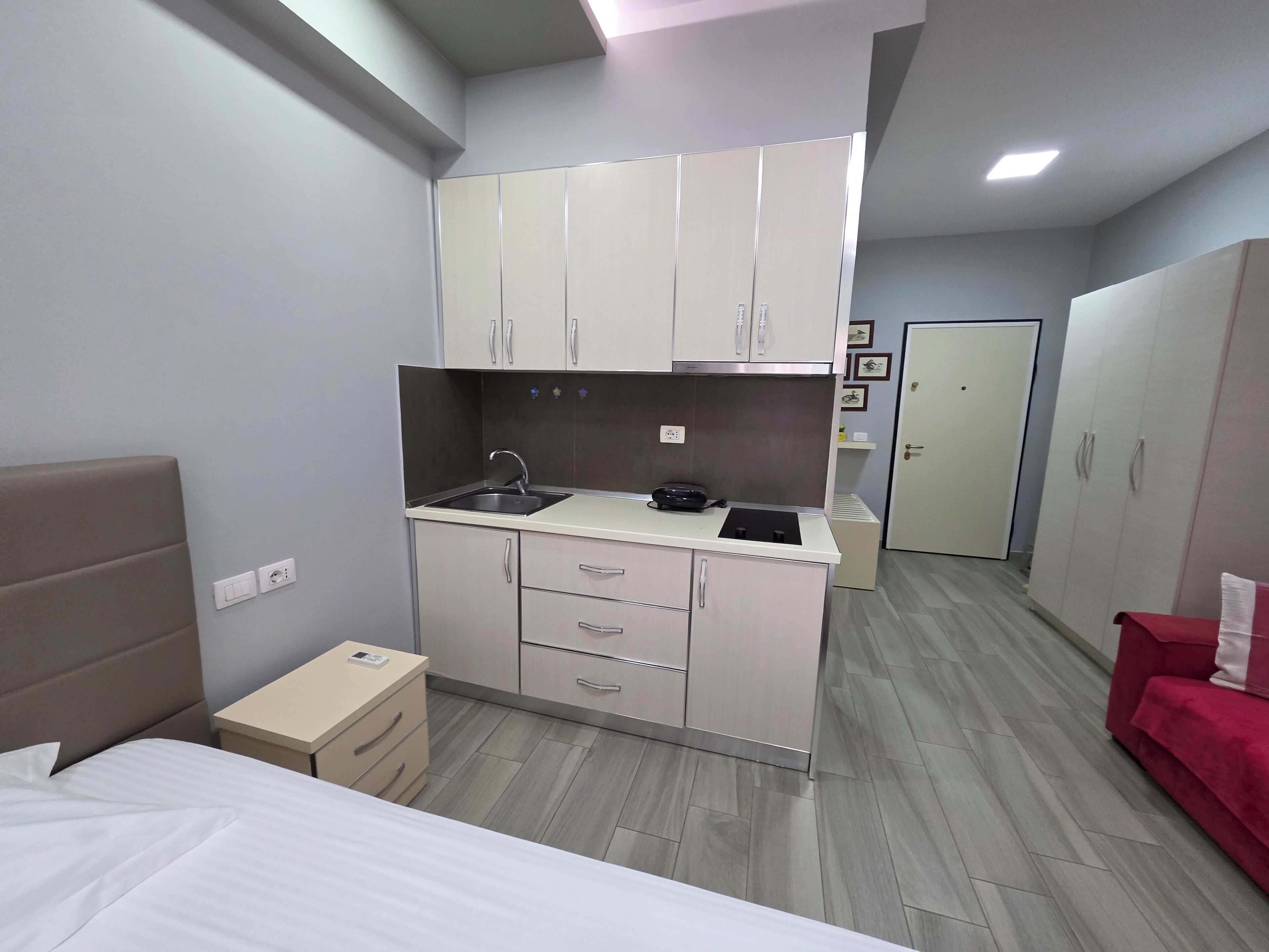 Comfort-Studio, Balkon, Strandblick | Bügeleisen/Bügelbrett, kostenloses WLAN