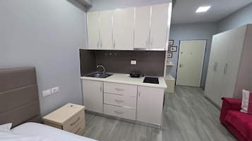 Comfort-Studio, Balkon, Strandblick | Bügeleisen/Bügelbrett, kostenloses WLAN