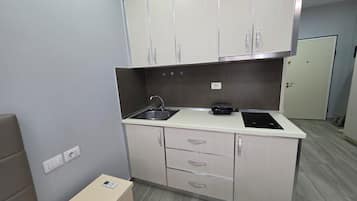 Studio – comfort, balkong, strandutsikt | Eget kjøkken