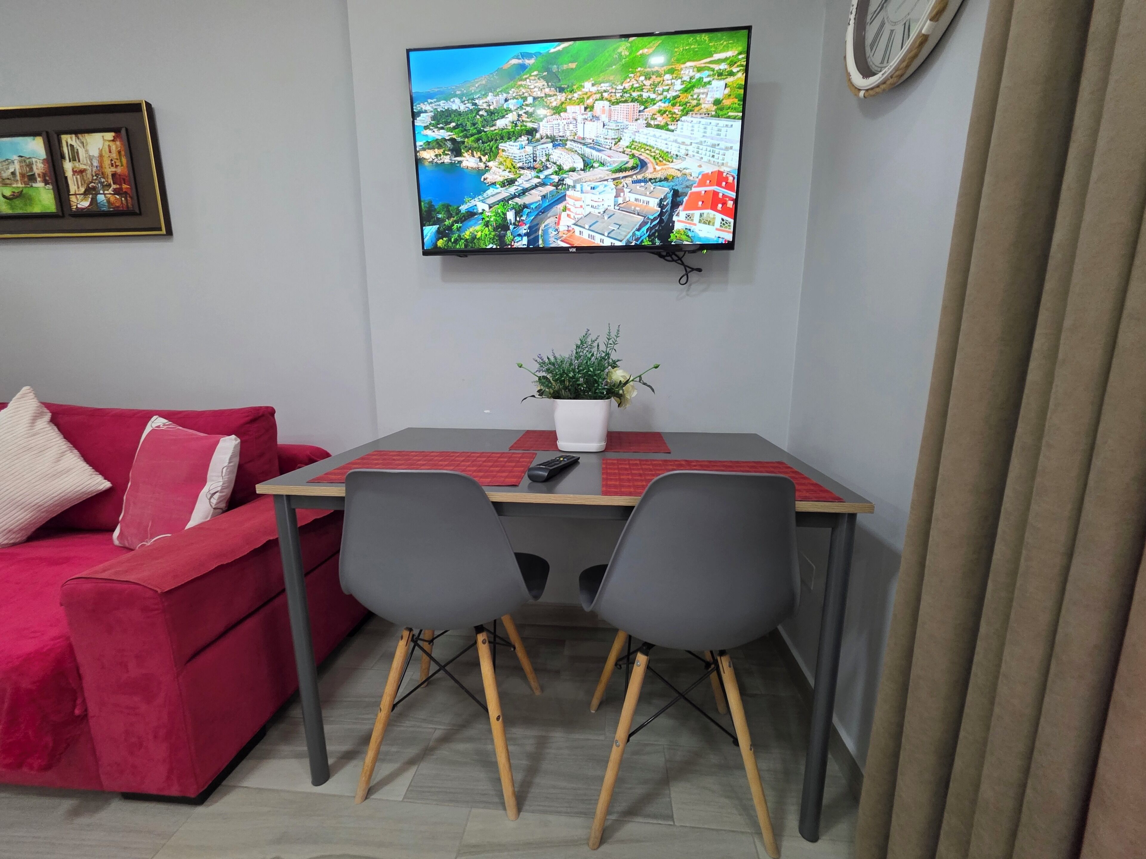 Studio Confort, balcon, vue plage | Intérieur