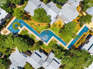 Outdoor pool - Selah at the Dunes - Hidden Dunes - Cottage - Private Beach - Porch + Arcade (Miramar Beach)