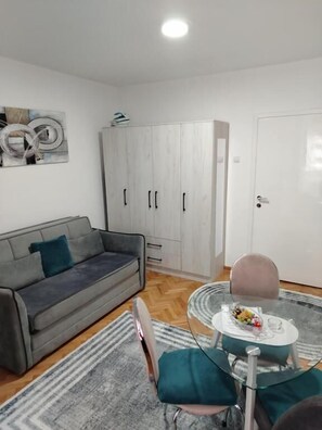 Studio, 1 Bedroom, Smoking, City View | Living room - Spacious Studio Apartment in Novi Pazar With Modern Amenities (Novi Pazar)