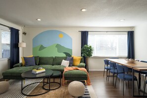 Smart TV, table football, books, stereo - Colorado Getaway: Movie Theater, Hot Tub, Game Room, Huge Fenced-in Yard (Arvada)