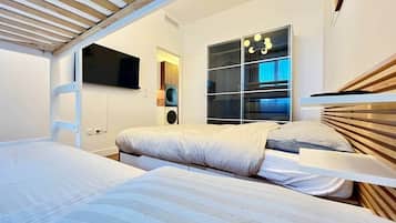 1 soverom, strykejern/-brett, wi-fi (inkludert) og sengetøy