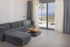 Living area - Zeus Luxury Villas (Villa Dia) (Ελουντα)
