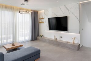 Living area - Zeus Luxury Villas (Villa Dia) (Ελουντα)