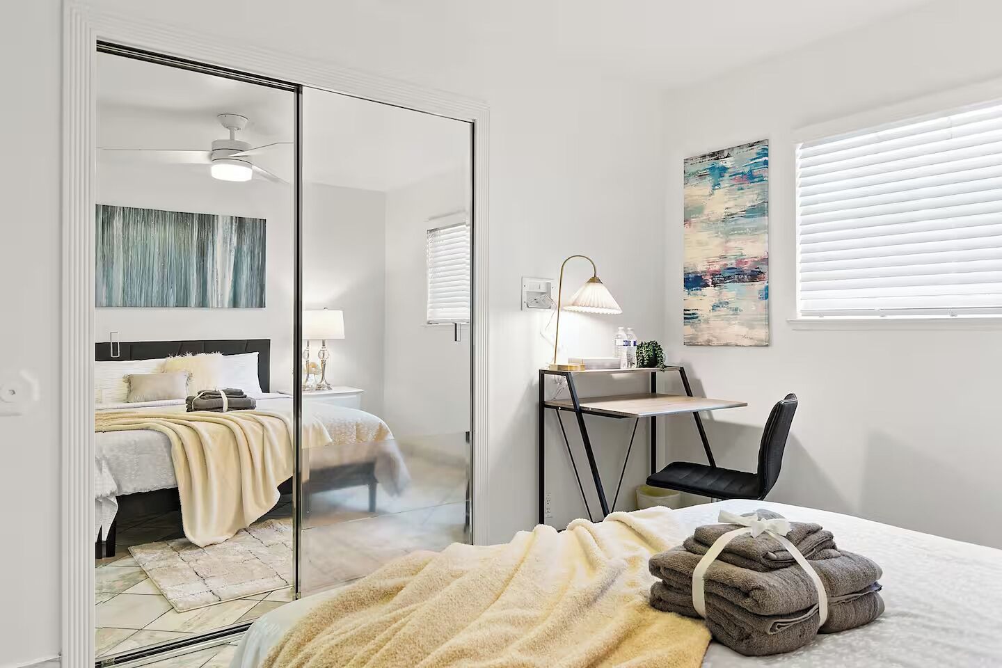 3 bedrooms, desk, iron/ironing board, WiFi