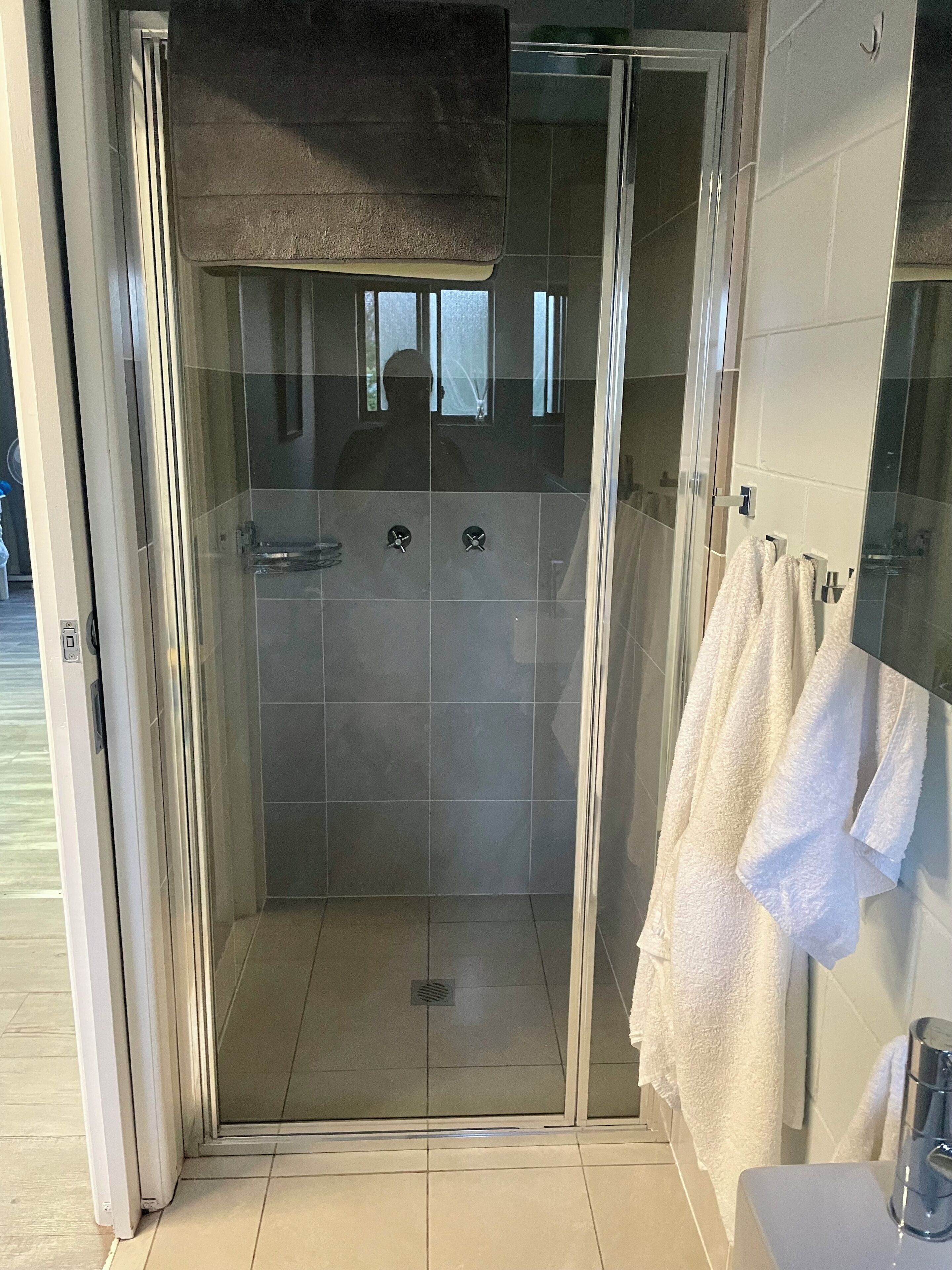 Towels, soap, toilet paper