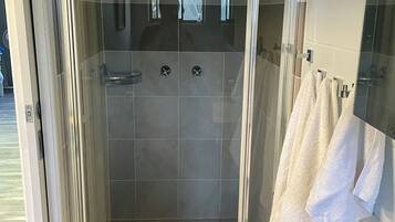 Towels, soap, toilet paper