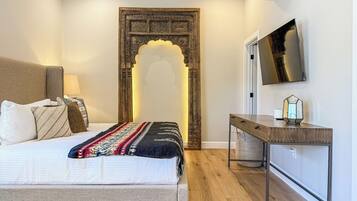 1 habitación, escritorio, wifi gratis y ropa de cama