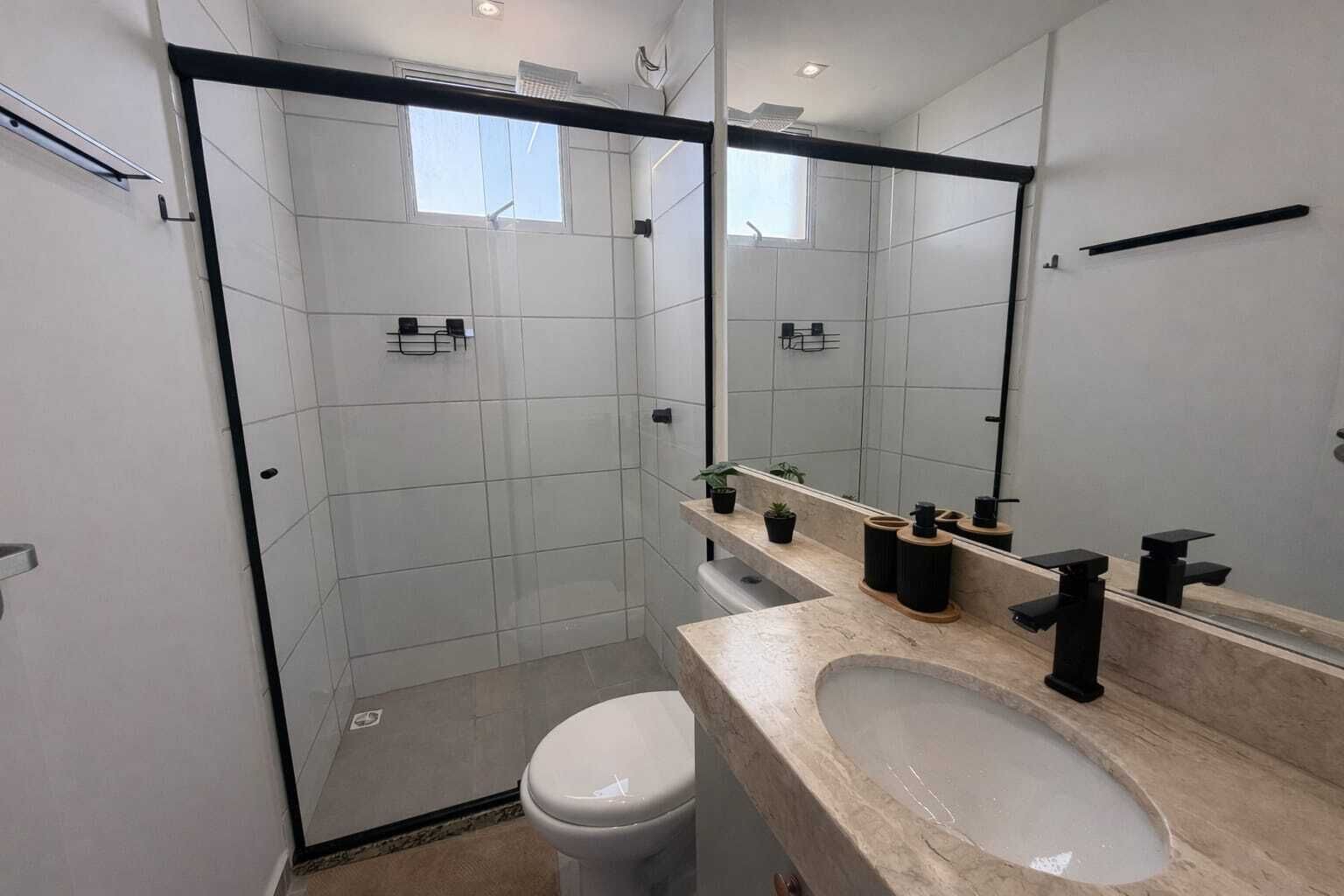 Towels, soap, shampoo, toilet paper