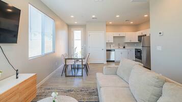 65-inch Smart TV with cable channels