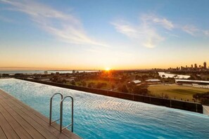 Pool - Luxury Parkside Stay with City and Bay Views (St Kilda)